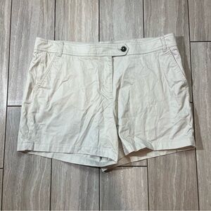 Brooks Brothers Khaki Womens Shorts New With Tags Size 16